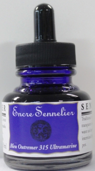 Sennelier ink 315 ultramarine  30 ml (100 ml=20,90 €)